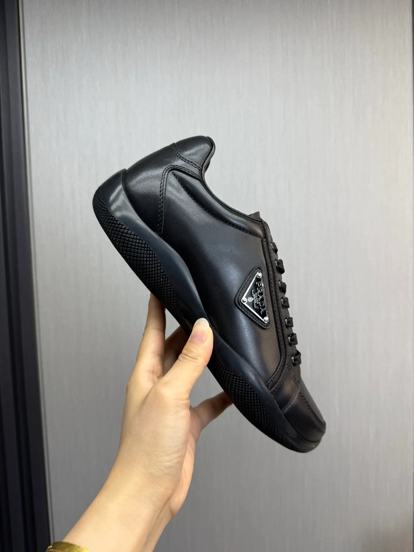 Men's shoes 💰760💰 [PRADA] New models synchronized with the official website, high-quality shipments ✔️Best sellers🔥 Original cowhide + cowhide lining, 1🆚1 replica, original original sole, 38-45 (men's 38.45 custom-made, non-refundable)